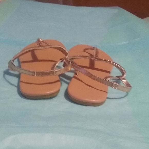 NWOT Mixit Gold Bling Sandals - Size 8 - Picture 3 of 4